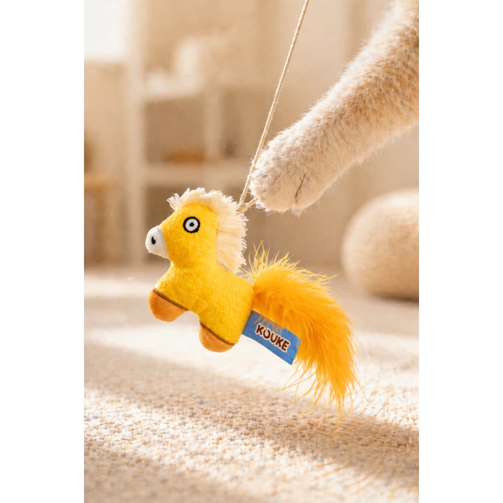 Pony Plush Cat Toy