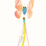 Iridescent Butterfly Cat Toy image 1