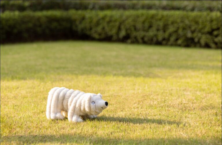 Polar Bear Dog Toy